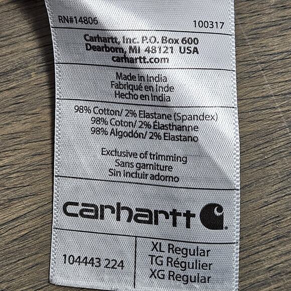 Carhartt Rugged Flex Relaxed Fit Lightweight Long-Sleeve Snap-Front Plaid Shirt - Picture 5 of 8